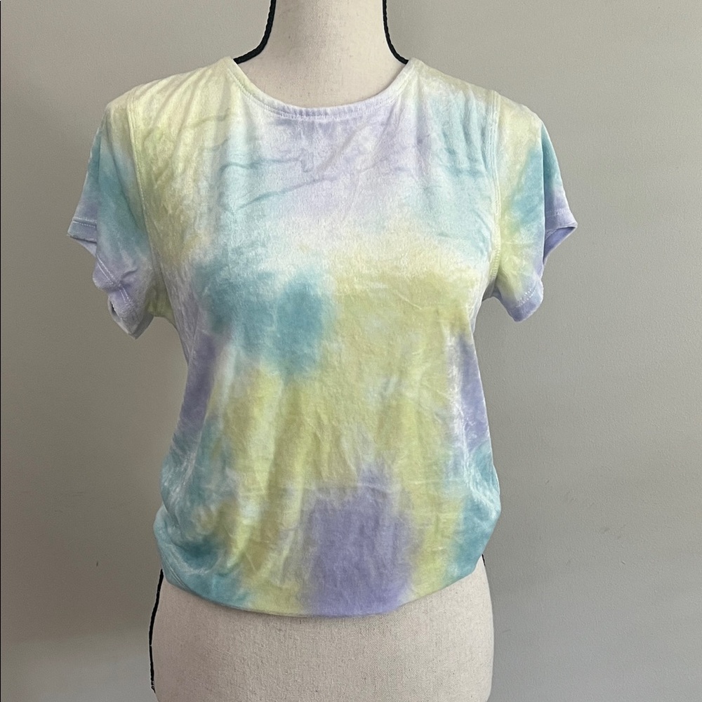 Free People Pastel Tie-Dye Short Sleeve Tee - Women